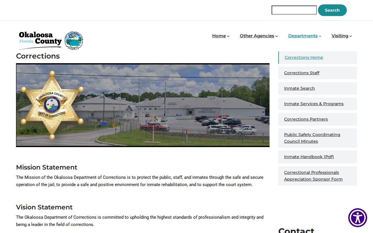 Okaloosa County arrest records county jail